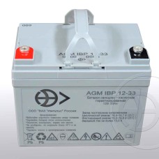 Аккумулятор ВАЗ ИМПУЛЬС IBP 12-33 (12V / 33Ah)