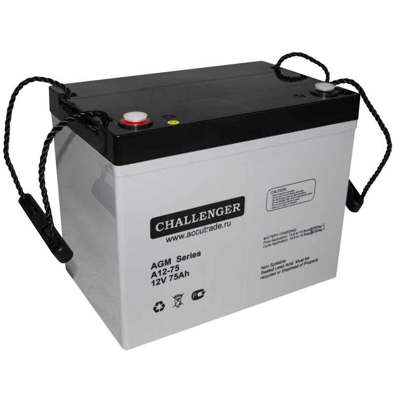 Аккумулятор CHALLENGER A12-75 (12V / 75Ah)