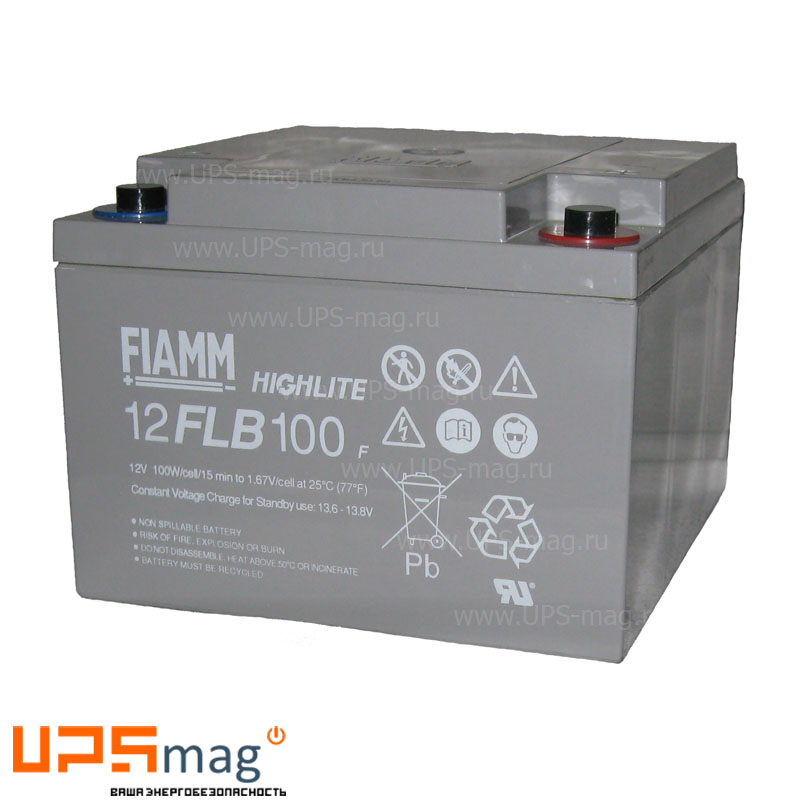 Аккумулятор FIAMM 12FLB100 P (12V / 26Ah)