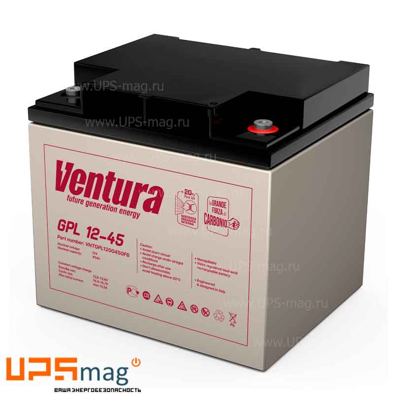 Аккумулятор Ventura GPL 12-45 (12V / 48Ah)