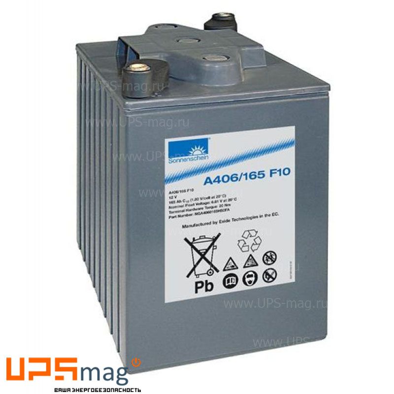 Аккумулятор Sonnenschein A406/165 F10 (6V / 165Ah)