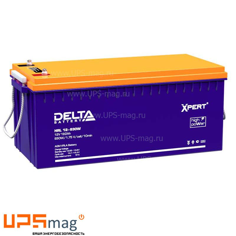 Аккумулятор Delta HRL 12-830W Xpert (12V / 192Ah)