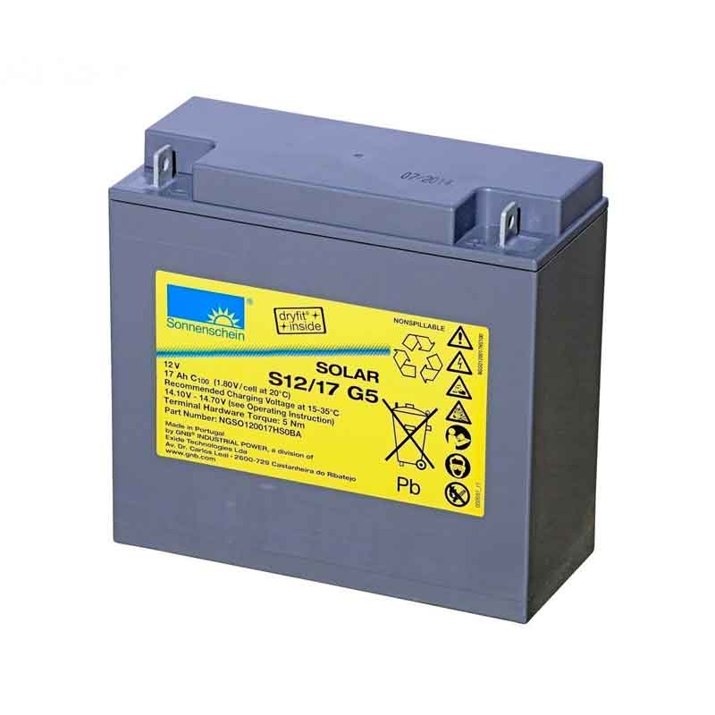 Аккумулятор Sonnenschein S 12/17G5 (12V / 17Ah)