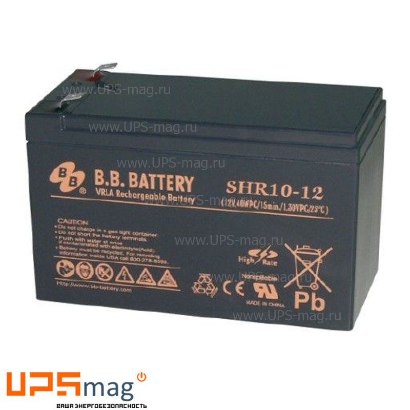Аккумулятор BB Battery SHR 10-12 (12V / 8.8Ah)