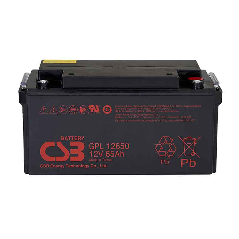 Аккумулятор CSB GPL 12650 (12V / 65Ah)