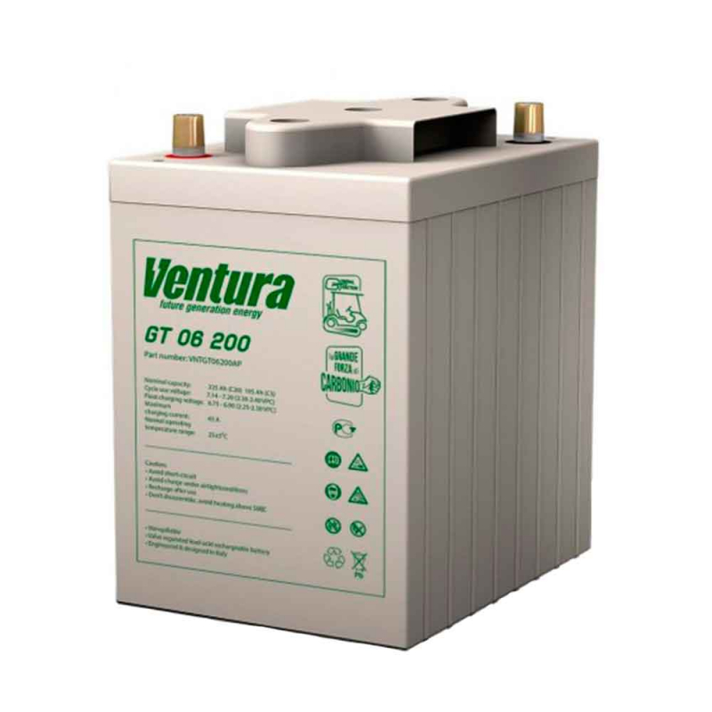Аккумулятор тяговый Ventura GT 06 200 A (6V / 207Ah C5) AGM
