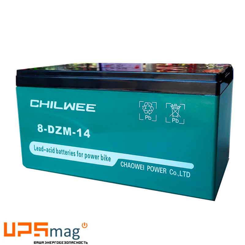 Аккумулятор тяговый Chilwee 8-DZM-14 (16V / 16Ah C5) GEL