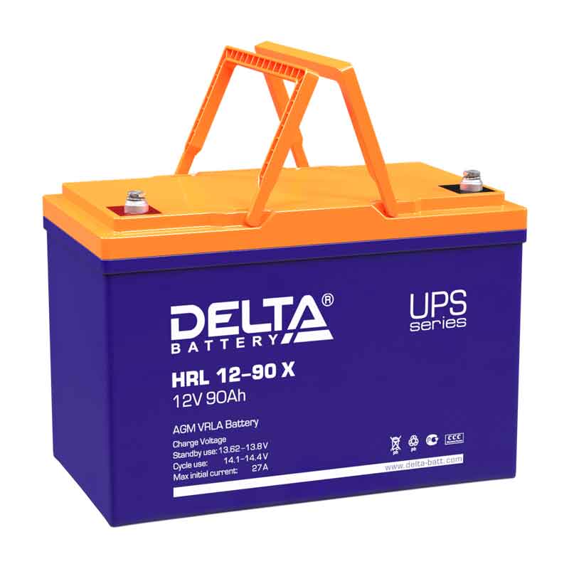 Аккумулятор Delta HRL 12-90 X (12V / 90Ah)