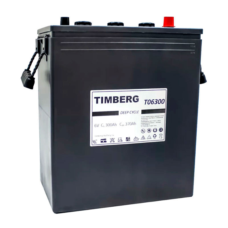 Аккумулятор тяговый Timberg T06300 (6V / 300Ah C5) WET