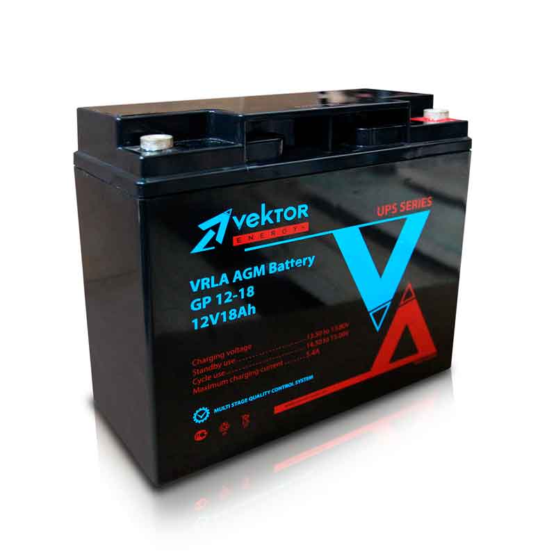 Аккумулятор Vektor GP 12-18 (12V / 18Ah)
