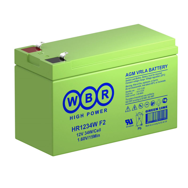 Аккумулятор WBR HR 1234W F2 (12V / 9Ah)