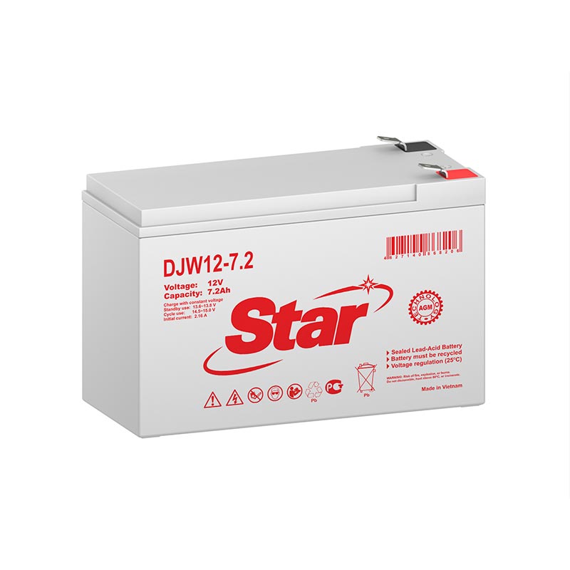 Аккумулятор STAR DJW12-7.2 (12V / 7.2Ah)