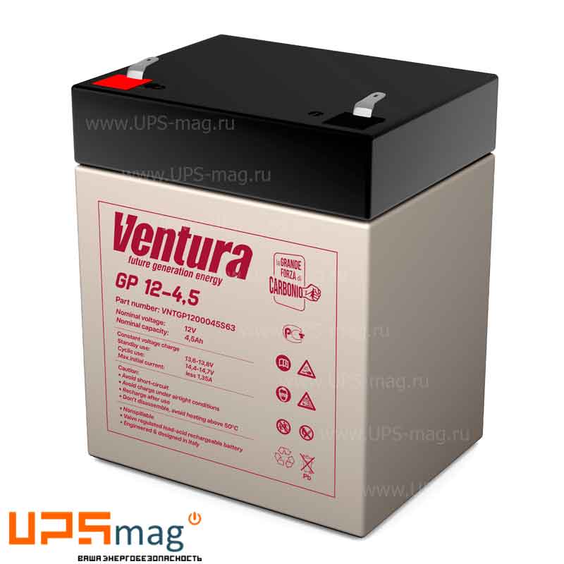 Аккумулятор Ventura GP 12-4.5 (12V / 4.5Ah)