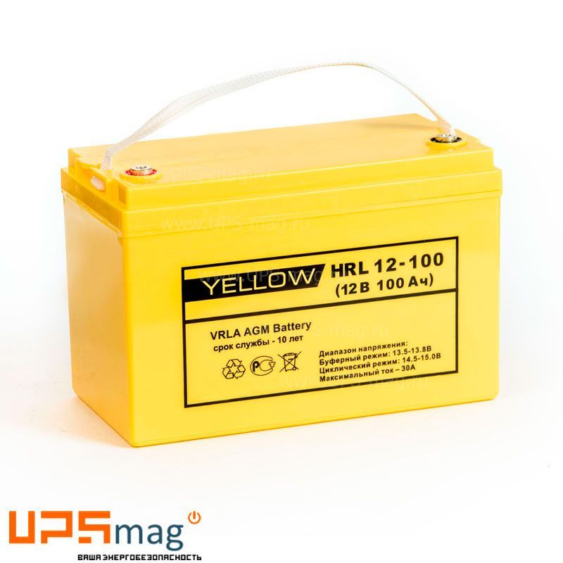 Аккумулятор Yellow HRL 12-100 (12V / 100Ah)