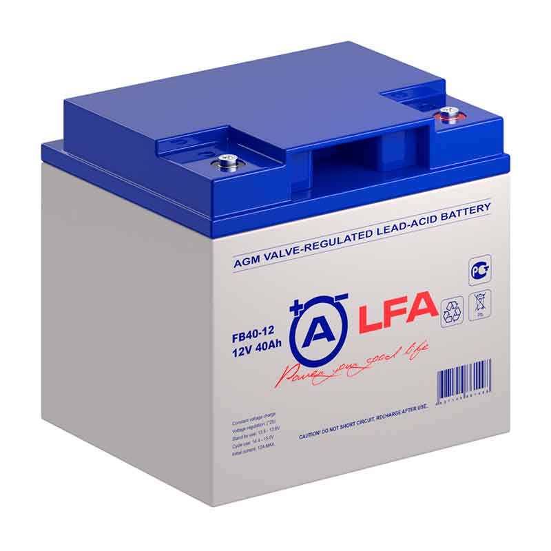 Аккумулятор ALFA Battery FB40-12 (12V / 40Ah)