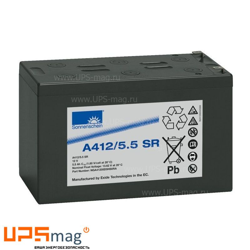 Аккумулятор Sonnenschein A412/5.5 SR (12V / 5.5Ah)
