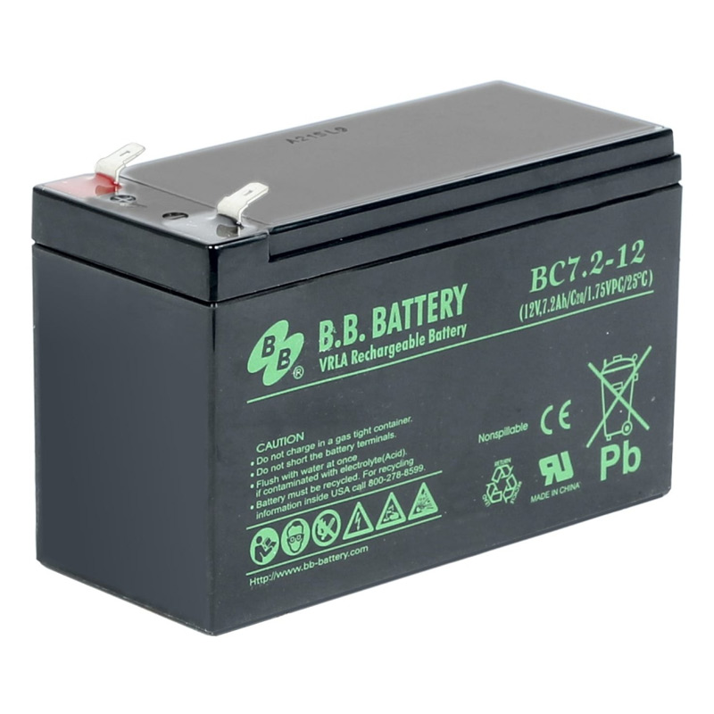 Аккумулятор BB Battery BC7.2-12 (12V / 7.2Ah)