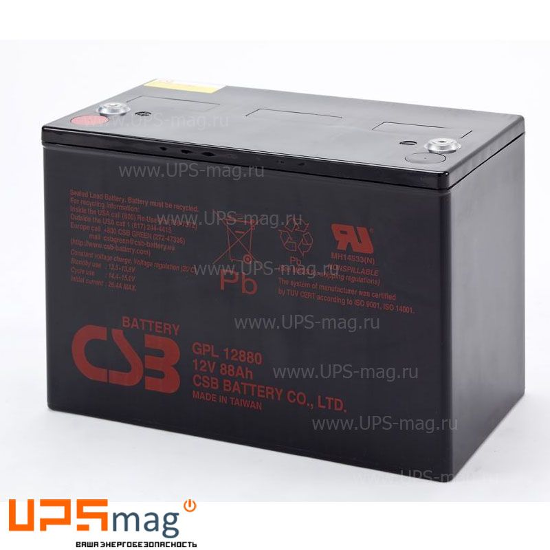 Аккумулятор CSB GPL 12880 (12V / 94Ah)