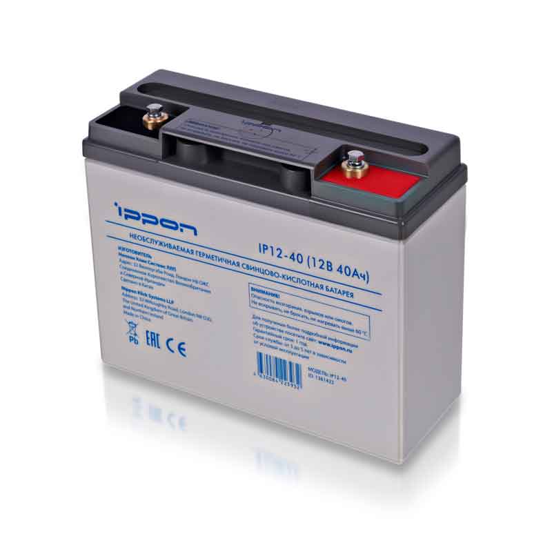 Аккумулятор Ippon IP12-40 (12V / 40Ah)