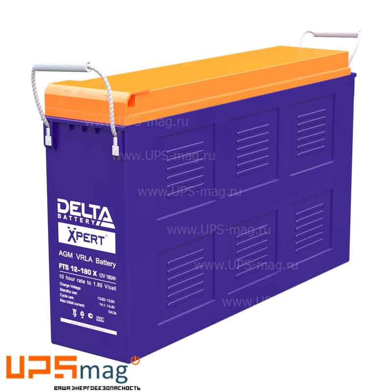 Аккумулятор Delta FTS 12-180 X (12V / 180Ah)