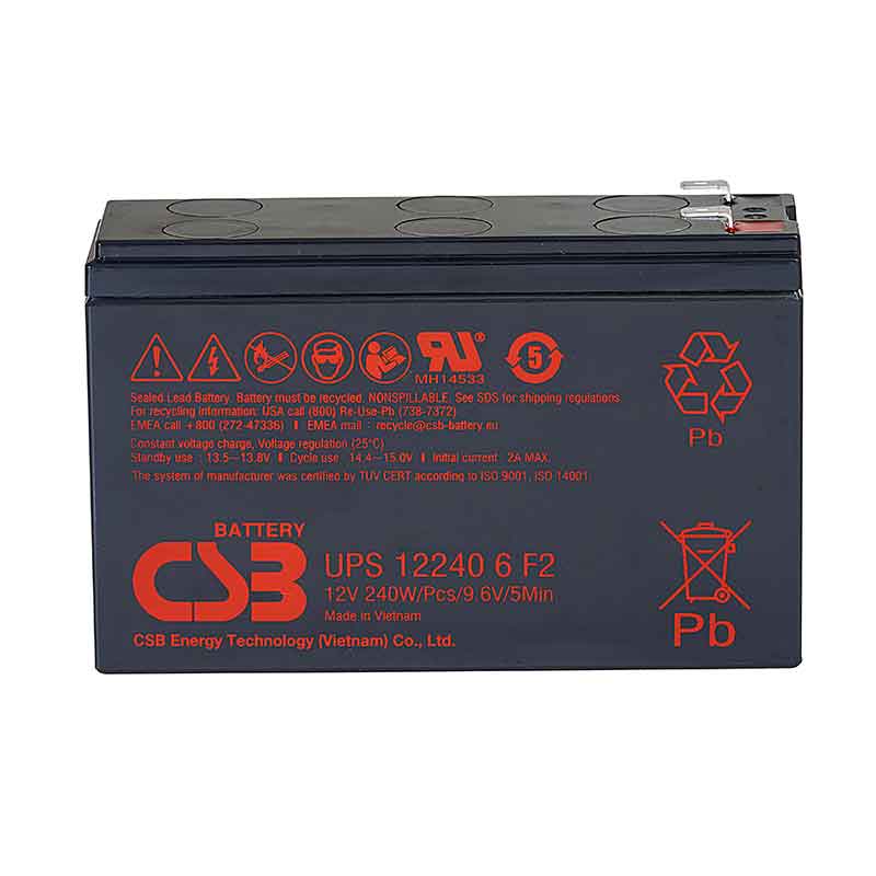 Аккумулятор CSB UPS 12240 6 F2 (12V / 5Ah)