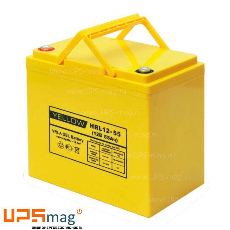 Аккумулятор Yellow HRL 12-55 (12V / 55Ah)