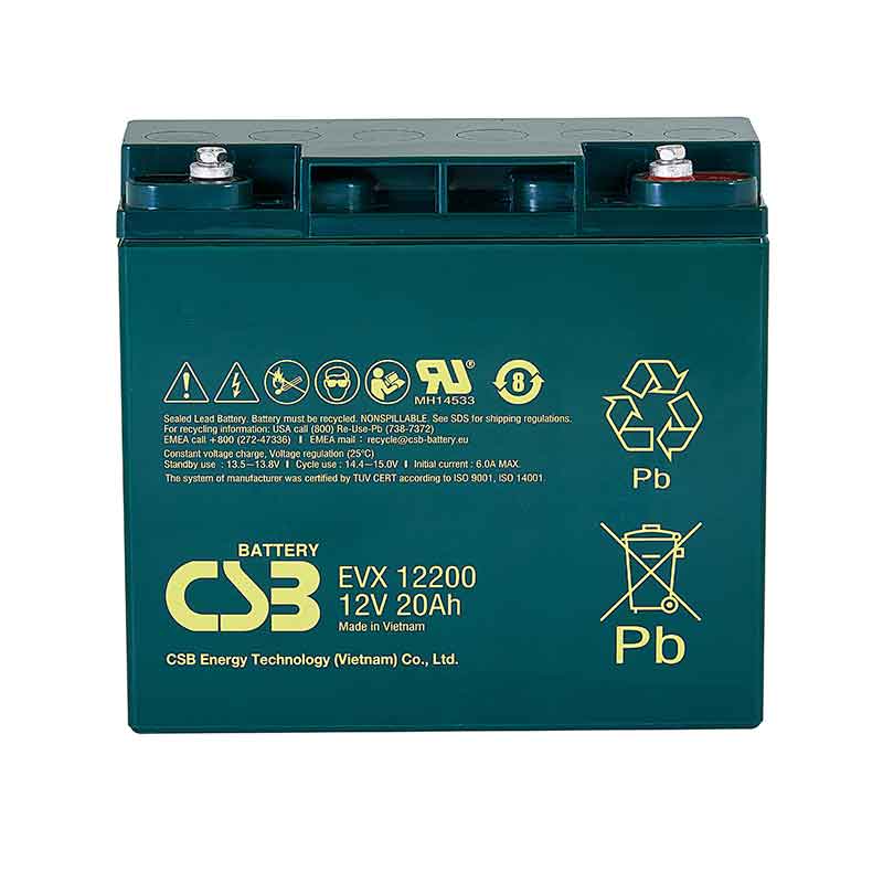Аккумулятор CSB EVX 12200 (12V / 20Ah)