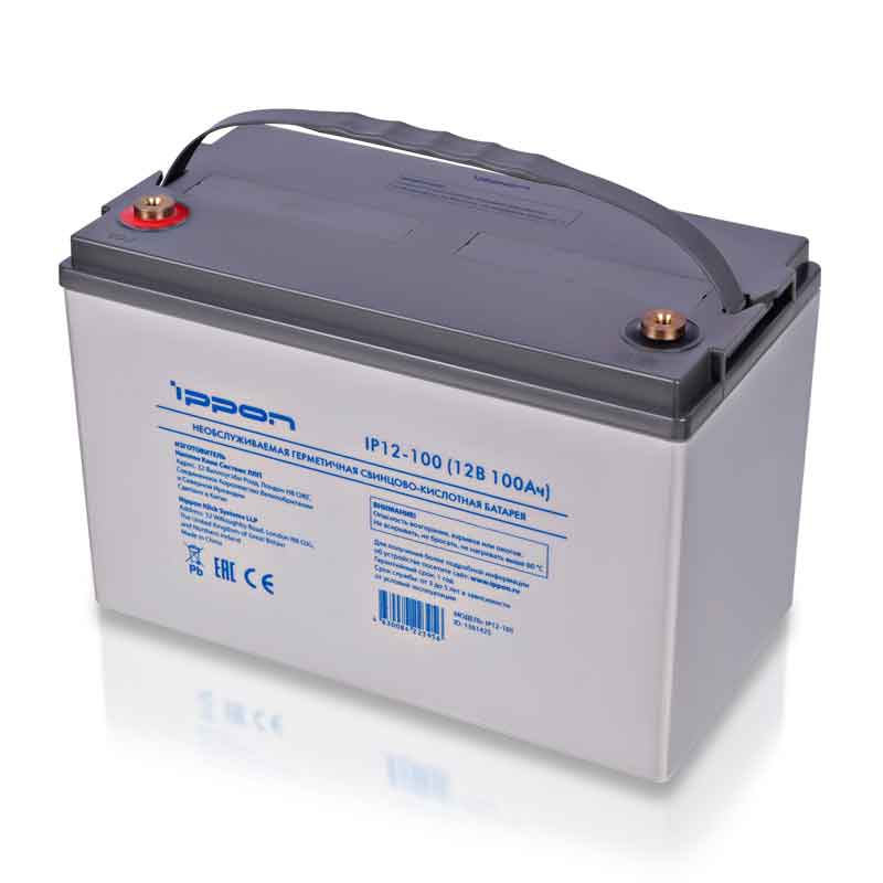 Аккумулятор Ippon IP12-100 (12V / 100Ah)