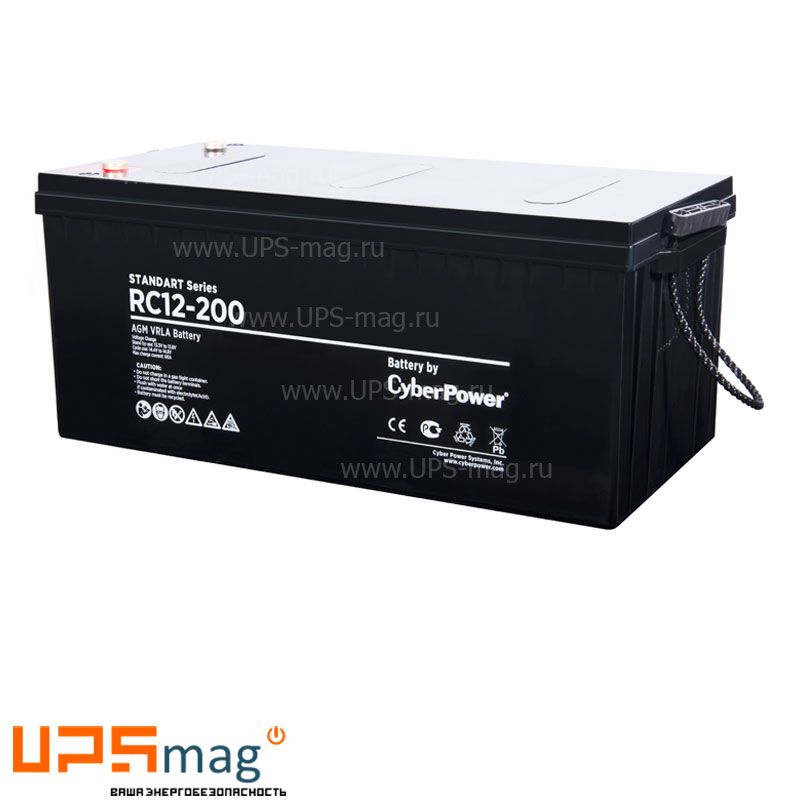 Аккумулятор CyberPower RC12-200 (12V / 220Ah)