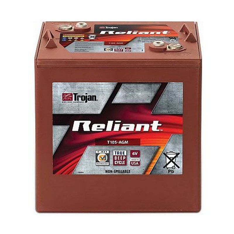 Аккумулятор тяговый Trojan T105-AGM (6V /171Ah)