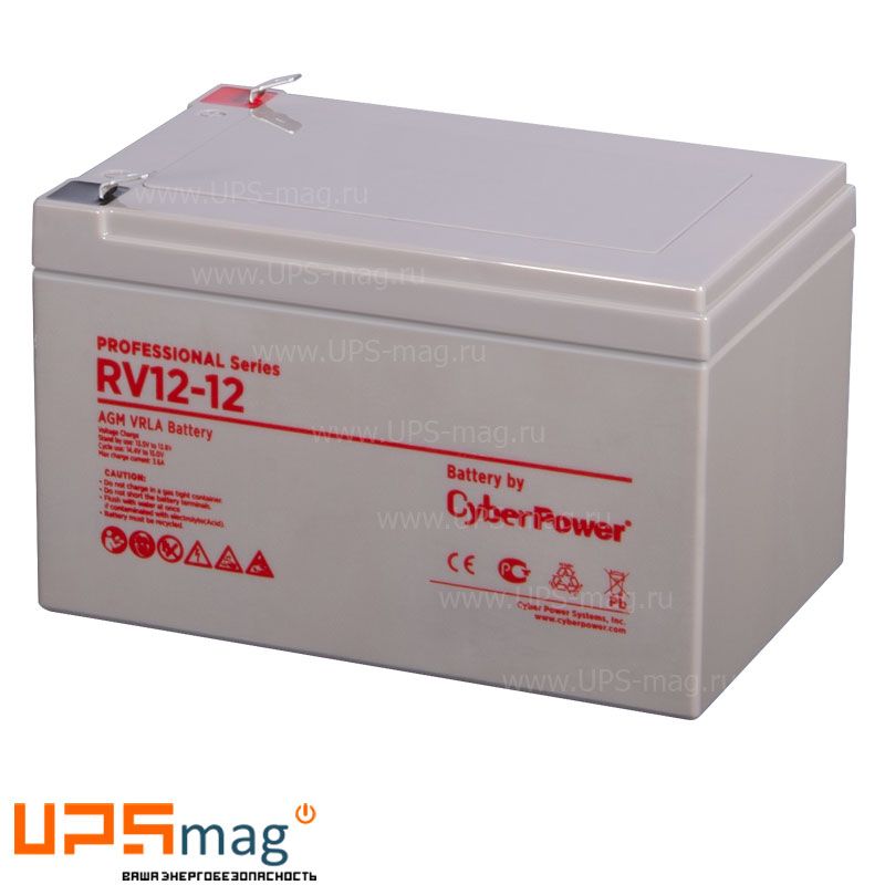 Аккумулятор CyberPower RV 12-12 (12V / 12Ah)