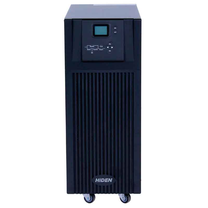 ИБП HIDEN KP9310S 3P:1P 10000VA/9000W (3ф/1ф) внутренние акб= ±240В (20 АКБ), ЗУ 1А