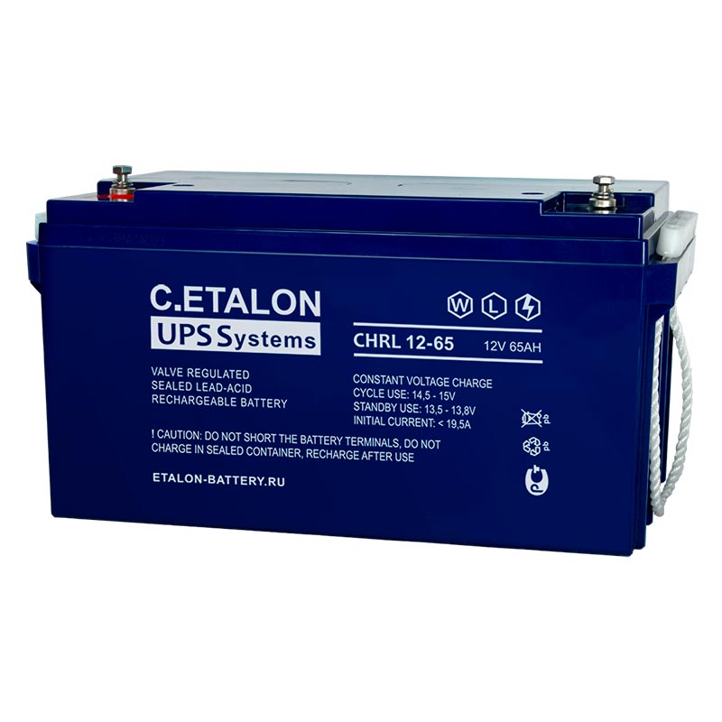 Аккумулятор C.ETALON CHRL 12-65 (12V / 65Ah)