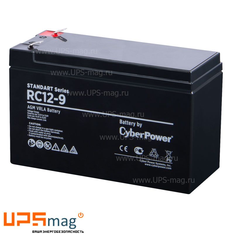 Аккумулятор CyberPower RC12-9 (12V / 9Ah)