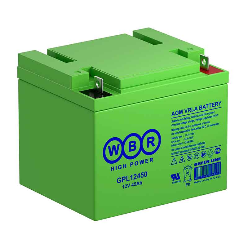Аккумулятор WBR GPL12450 (12V / 45Ah)