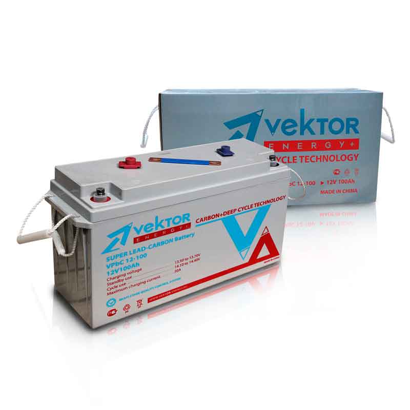 Аккумулятор Vektor VPbC 12-100 (12V / 100Ah)