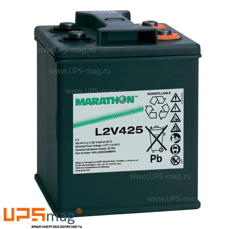 Аккумулятор Marathon L2V425 (2V / 425Ah)