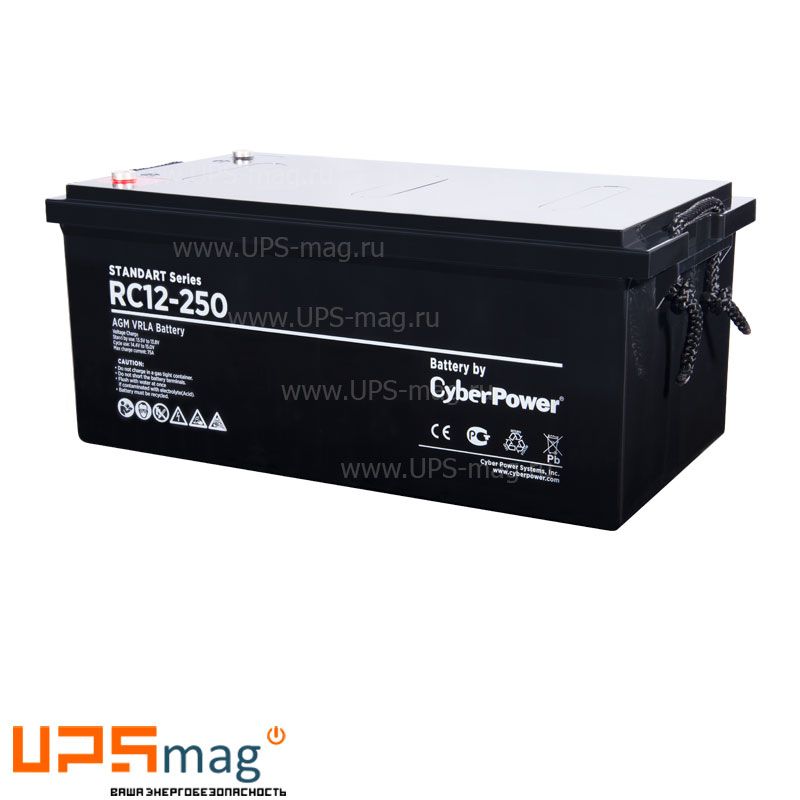 Аккумулятор CyberPower RC12-250 (12V / 250Ah)