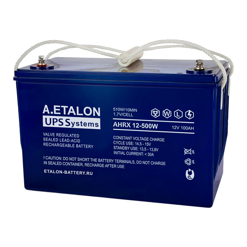 Аккумулятор A.ETALON AHRX 12-500W (12V / 100Ah)