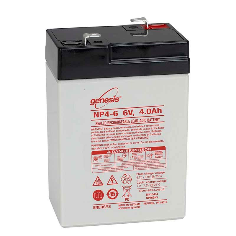 Аккумулятор Enersys Genesis NP4-6 (6V / 4Ah)