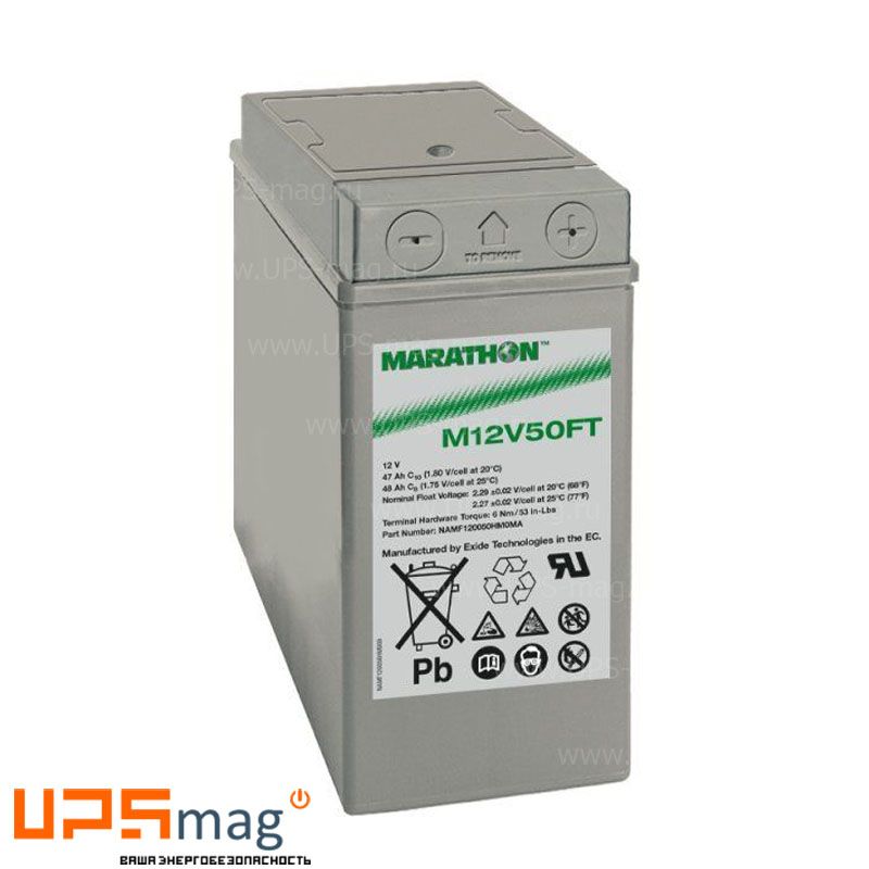 Аккумулятор Marathon M12V50FT HB (12V / 47Ah)