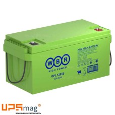Аккумулятор WBR GPL12650 (12V / 65Ah)