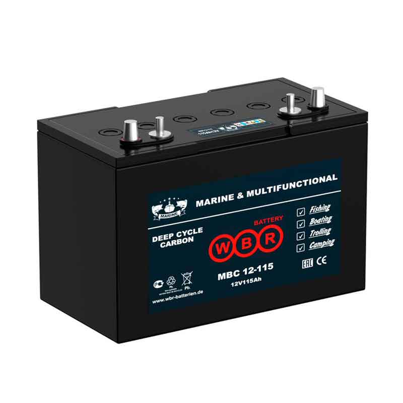 Аккумулятор тяговый WBR MBC 12-115 (12V / 118Ah C5) AGM