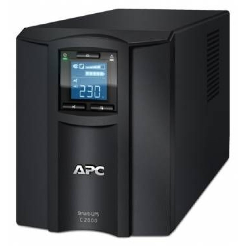 ИБП APC Smart-UPS SC, Line-Interactive, 2000VA / 1200W, Rack, IEC, LCD, USB (SMC2000I) (SMC2000I)