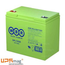 Аккумулятор WBR GPL12520 (12V / 55Ah)
