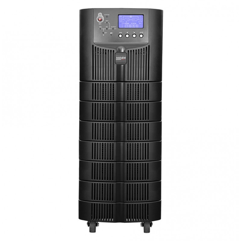 ИБП HIDEN EXPERT HE33030XL, подключение внешних АКБ, 30 kVA/27 kW (PF=0,9)