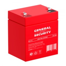 Аккумулятор General Security GS 5-12 (12V / 5Ah)