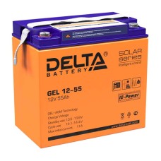 Аккумулятор Delta GEL 12-55 (12V / 55Ah)