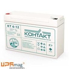 Аккумулятор Контакт КТ 6-12 (6V / 12Ah)