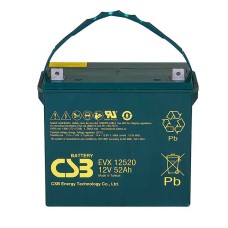 Аккумулятор CSB EVX 12520 (12V / 52Ah)